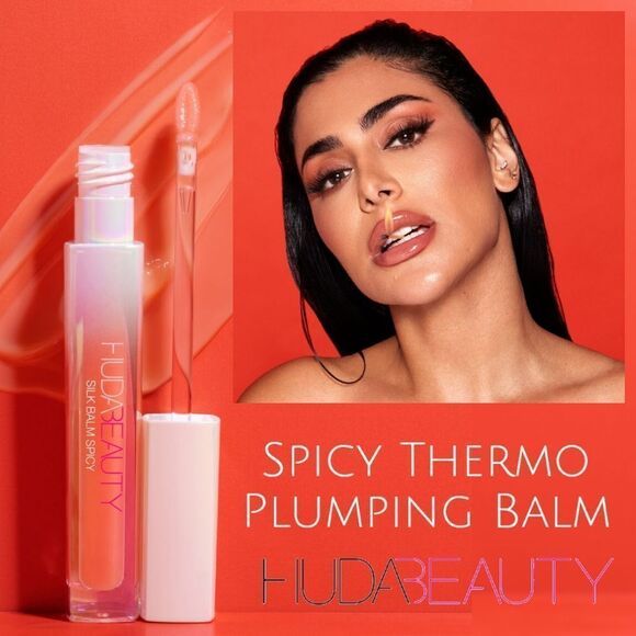 Huda Beauty Spicy Plumping Silk Lip Balm - Picture 1 of 14